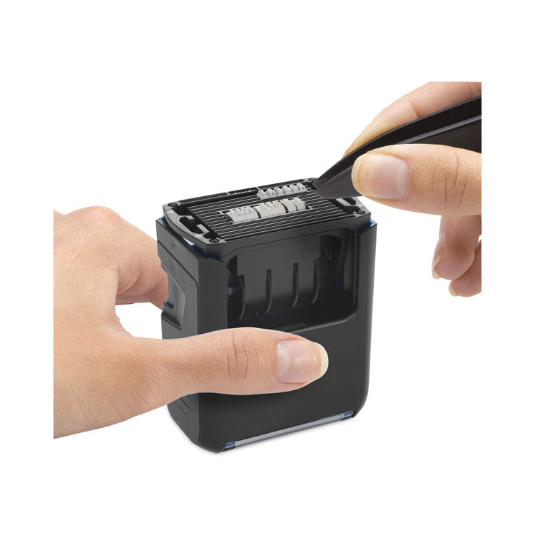 Printy Do It Yourself Self-Inking Message Dater,1.63 x 1, Blue/Red