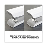 LX820 Classic Full Strip Stapler with Antimicrobial Protection, 20-Sheet Capacity, White