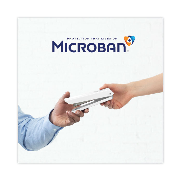 LX820 Classic Full Strip Stapler with Antimicrobial Protection, 20-Sheet Capacity, White