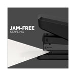 LX850 EasyPress Full Strip Stapler with Antimicrobial Protection, 25-Sheet Capacity, Black