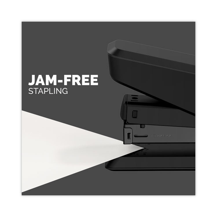 LX850 EasyPress Full Strip Stapler with Antimicrobial Protection, 25-Sheet Capacity, Black