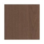 Mod Desk Hutch, 3 Compartments, 72w x 14d x 39.75h, Sepia Walnut