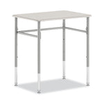 SmartLink Student Desk, Rectangle, 20" x 26" x 23" to 33", White, 2/Carton