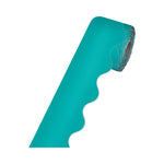Rolled Borders, Scalloped Border, Back to School, 2.25" x 65 ft, Teal