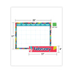 Calendar Bulletin Board Sets, 134-Piece Set, One World, 23" x 17", Multicolor