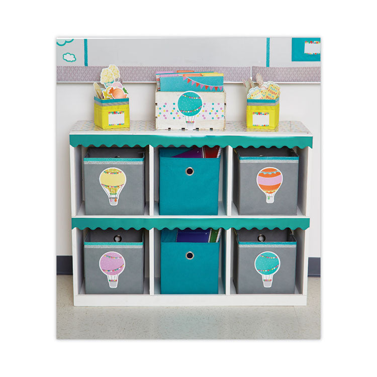 Rolled Borders, Scalloped Border, Back to School, 2.25" x 65 ft, Teal