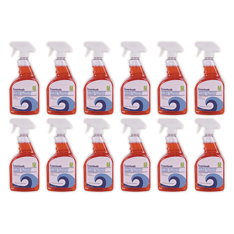 Natural All Purpose Cleaner, Unscented, 32 Oz Spray Bottle, 12/carton