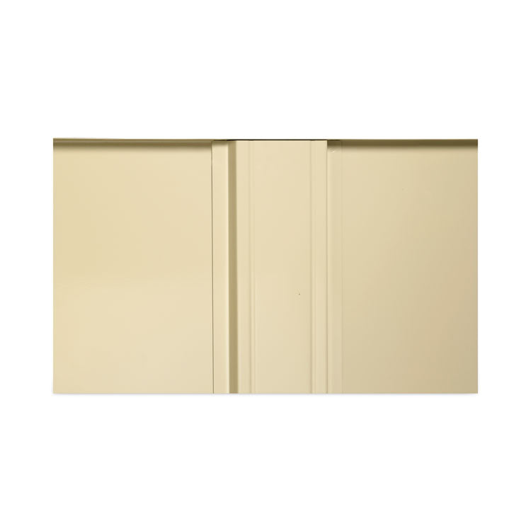 Assembled 72" High Heavy-Duty Welded Storage Cabinet, Four Adjustable Shelves, 36w X 18d, Putty