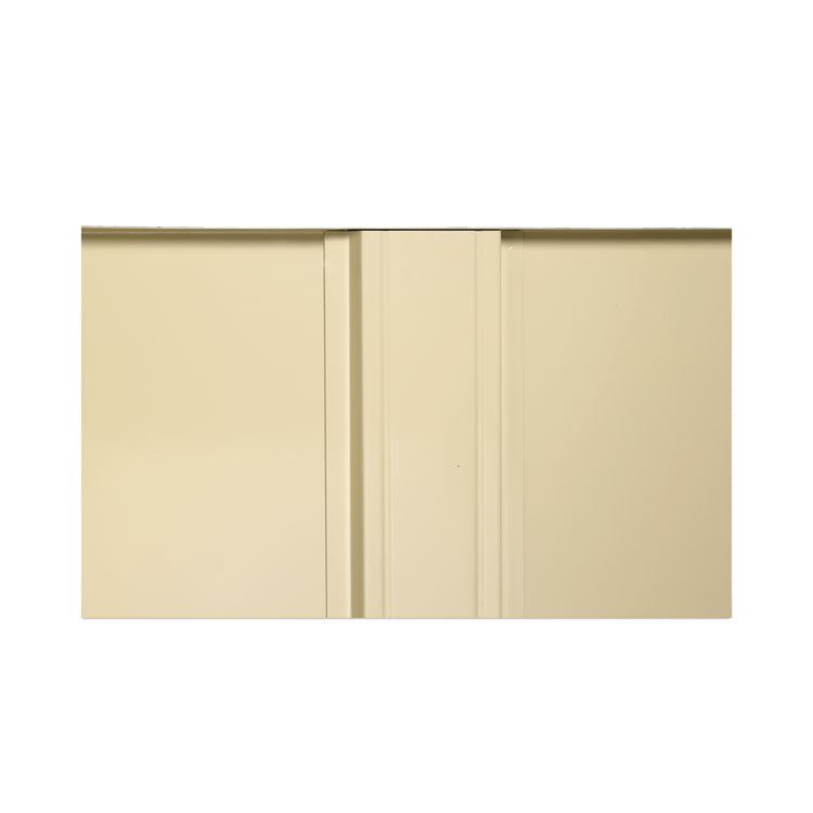 Assembled 78" High Heavy-Duty Welded Storage Cabinet, Four Adjustable Shelves, 36w X 24d, Putty