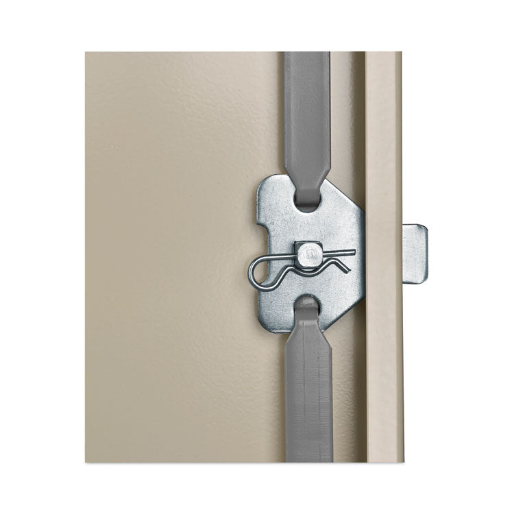 Assembled 72" High Heavy-Duty Welded Storage Cabinet, Four Adjustable Shelves, 36w X 18d, Putty