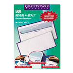 Reveal-N-Seal Security Tinted Envelope, #10, Commercial Flap, Self-Adhesive Closure, 4.13 x 9.5, White, 500/Box