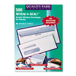 Reveal-N-Seal Envelope, #8 5/8, Commercial Flap, Self-Adhesive Closure, 3.63 X 8.63, White, 500/box