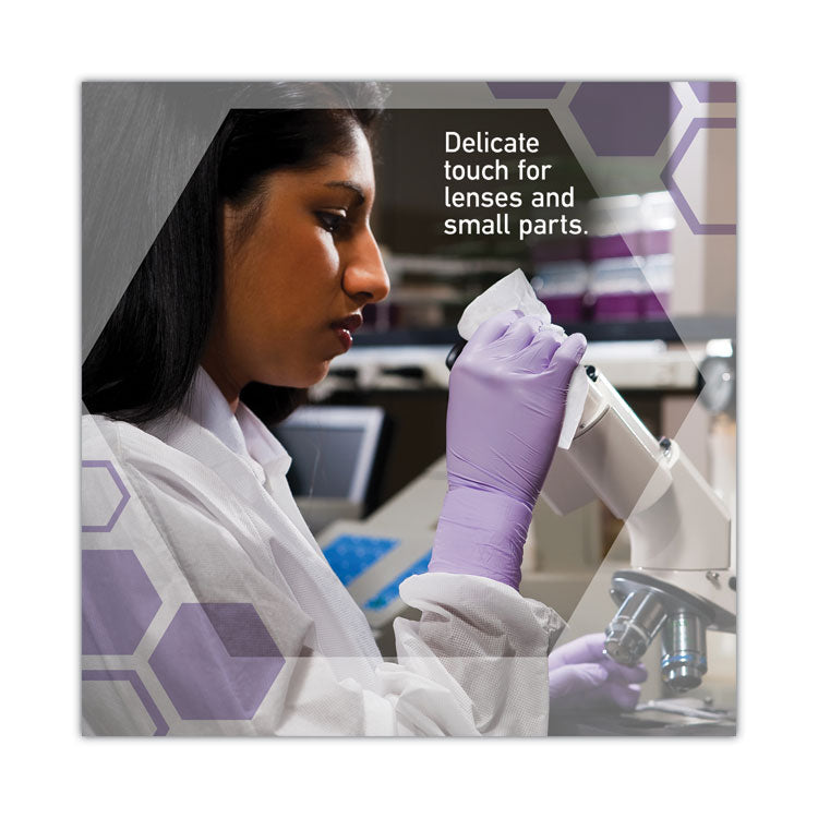 Kimwipes Delicate Task Wipers, 3-Ply, 11.8 x 11.8, Unscented, White, 100/Box, 15 Boxes/Carton