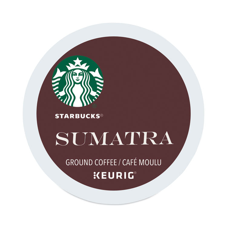 Sumatra Coffee K-Cups, Sumatra, 0.4 oz K-Cup, 24/Box