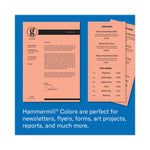 Colors Print Paper, 20 lb Bond Weight, 8.5 x 11, Salmon, 500/Ream