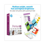 Premium24 Paper, 98 Bright, 24 lb Bond Weight, 8.5 x 11, Ultra White, 500/Ream