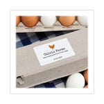 Shipping Labels with TrueBlock Technology, Laser Printers,  2.5 x 4, White, 8/Sheet, 100 Sheets/Pack