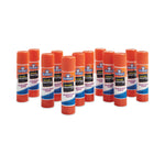 Disappearing Purple School Glue Stick, 0.21 oz, Dries Clear, 12/Pack