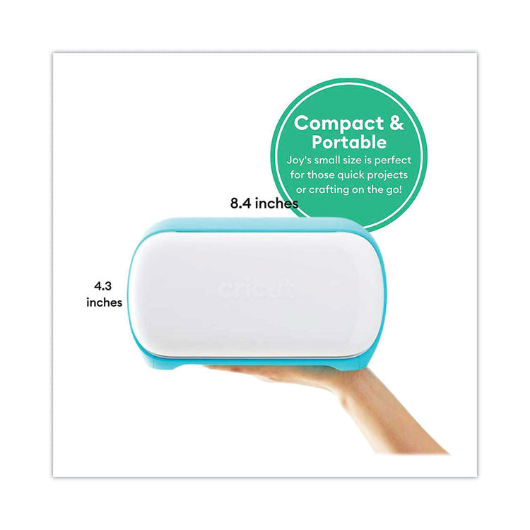 Joy Die Cutting Machine, 4.5 x 6.5, Teal/White