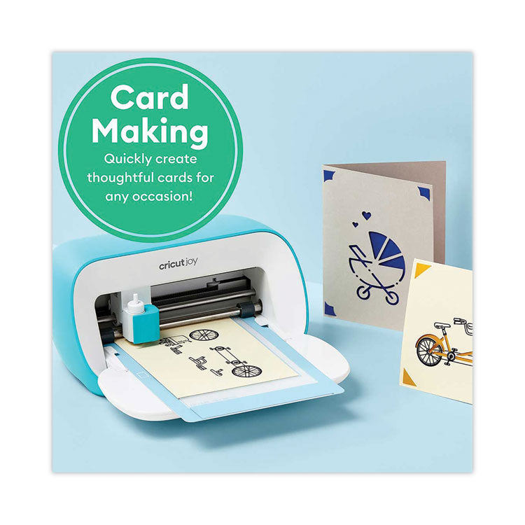 Joy Die Cutting Machine, 4.5 x 6.5, Teal/White