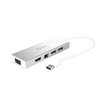 Dual Monitor Docking Station for PC/Mac, Silver