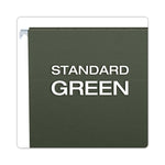 Hanging File Folder Combo Kit, Letter Size, (25) 1/5-Cut Standard Green Hanging Folders, (50) 1/3-Cut Manila File Folders