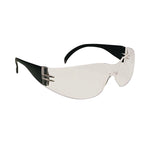 Zenon Z12 Rimless Indoor/Outdoor Optical Eyewear, Anti-Fog, Scratch-Resistant, Clear Lens, Black Temples