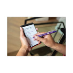 Mini Notepad, Black Cover, Dot Grid Rule, 3 x 5.5, White, 24 Sheets