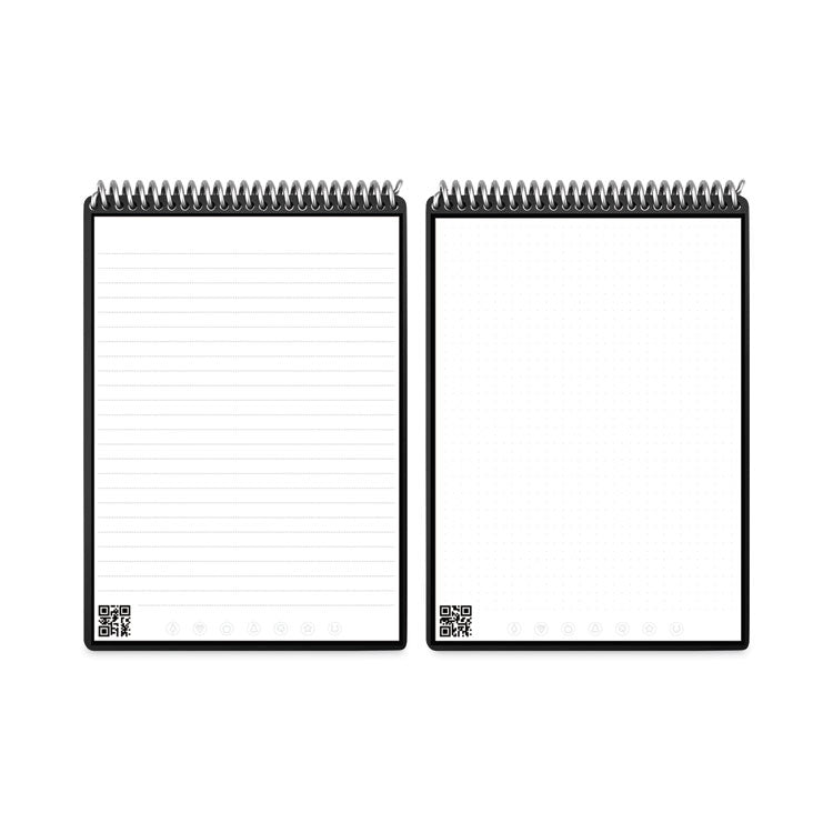 Flip Smart Notepad, Teal Cover, Lined/Dot Grid Rule, 8.5 x 11, White, 16 Sheets