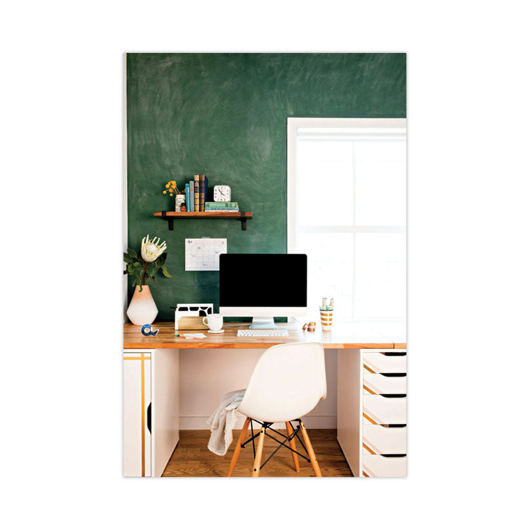 Wall-Safe Tape With Dispenser, 1" Core, 0.75" X 50 Ft, Clear, 2/pack