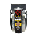 Box Lock Shipping Packaging Tape With Dispenser, 1.5" Core, 1.88" X 22.2 Yds, Clear
