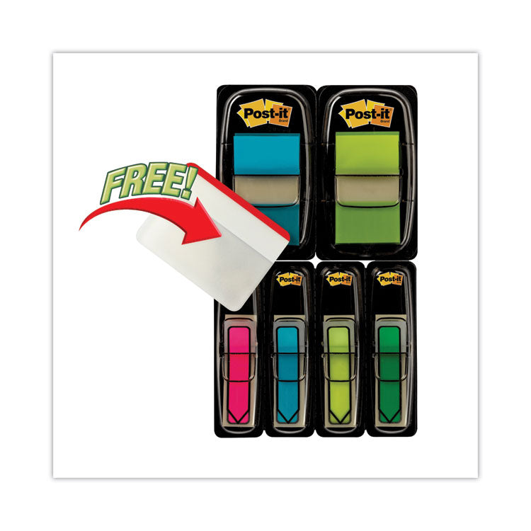 Page Flag Value Pack, Assorted, 96 0.5" Arrow, 100 1" Flags, 12 2" Filing Tabs