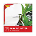 General Purpose Hooks, Medium, Metal, White, 2 lb Capacity, 35 Hooks and 40 Strips/Pack