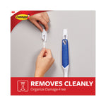 General Purpose Hooks, Medium, Metal, White, 2 lb Capacity, 35 Hooks and 40 Strips/Pack