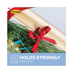 Clear Hooks and Strips, Mini, Plastic, 0.5 lb Capacity, 6 Hooks and 8 Strips/Pack