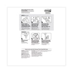 Clear Hooks and Strips, Mini, Plastic, 0.5 lb Capacity, 6 Hooks and 8 Strips/Pack