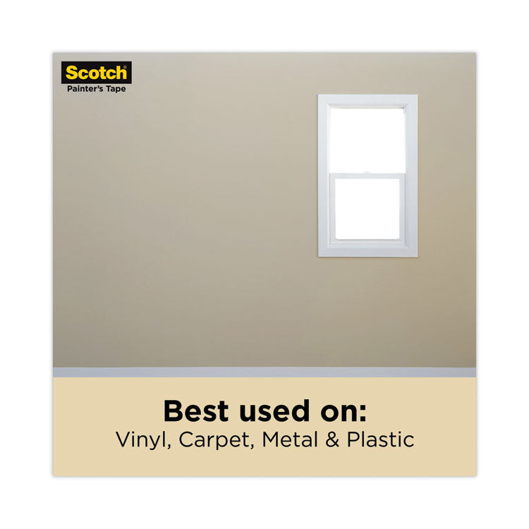 Commercial-Grade Masking Tape For Production Painting, 3" Core, 0.94" X 60 Yds, Natural