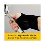 Energizing Wrist Support, Small/Medium, Fits Right Wrists 5.5" to 6.75", Black, 12/Carton