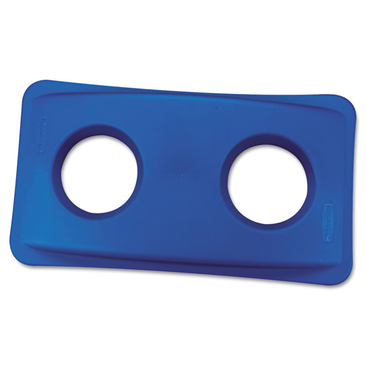 Lid For Slim Jim Bottle Recycling Container, 20.38w X 11.38d X 2.75h, Blue