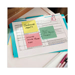 Original Recycled Pop-up Notes, 3 x 3, Sweet Sprinkles Collection Colors, 100 Sheets/Pad, 6 Pads/Pack