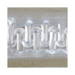 Extreme Fasteners, 1" X 4 Ft, Clear, 2/pack