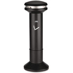 Infinity Ultra-High Capacity Smoking Receptacle, 6.7 gal, 15.5 dia x 41.5h, Black