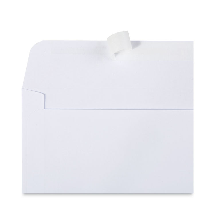 Peel Seal Strip Business Envelope, #6 3/4, Square Flap, Self-Adhesive Closure, 3.63 X 6.5, White, 100/box