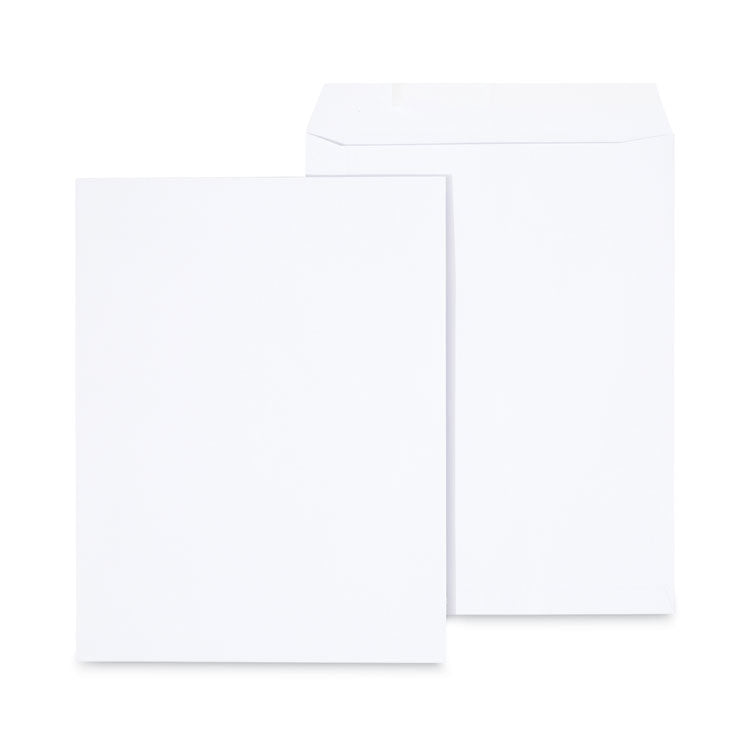 Peel Seal Strip Catalog Envelope, #13 1/2, Square Flap, Self-Adhesive Closure, 10 X 13, White, 100/box