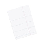 Composition Paper, 8.5 X 11, Wide/legal Rule, 500/pack