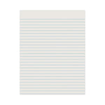 Ruled Newsprint Paper, 3/8" Short Rule, 8.5 X 11, 500/pack