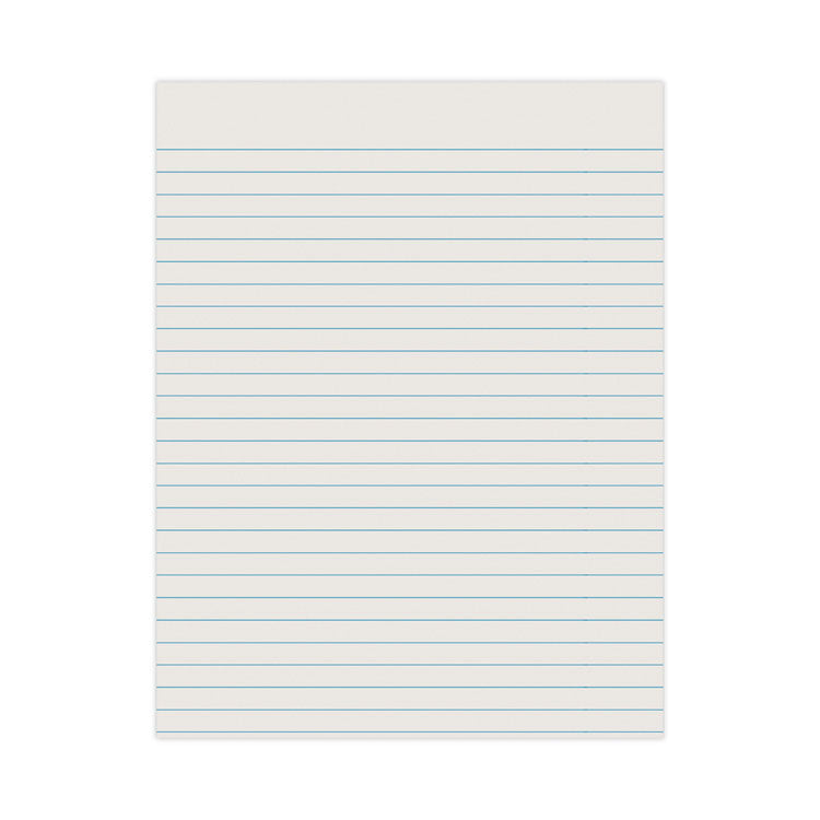 Ruled Newsprint Paper, 3/8" Short Rule, 8.5 X 11, 500/pack