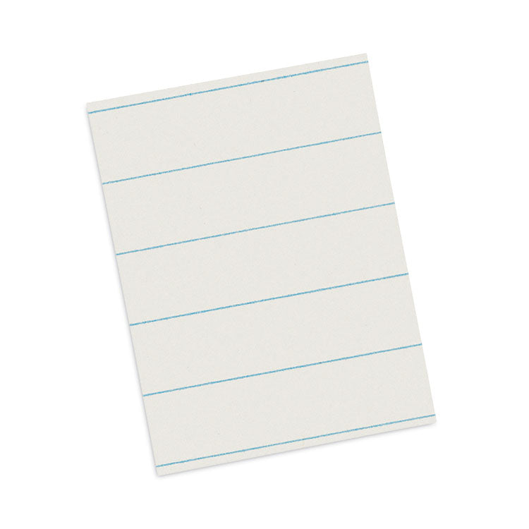 Ruled Newsprint Paper, 3/8" Short Rule, 8.5 X 11, 500/pack