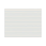 Skip-A-Line Ruled Newsprint Paper, 3/4" Two-Sided Long Rule, 8.5 x 11, 500/Ream