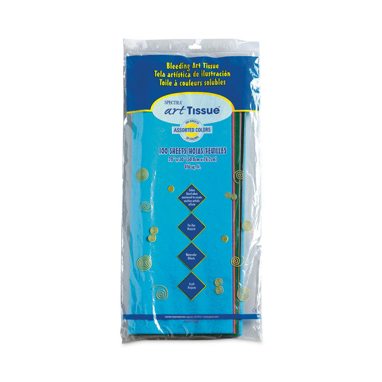 Spectra Art Tissue, 23 lb Tissue Weight, 20 x 30, Assorted, 100/Pack